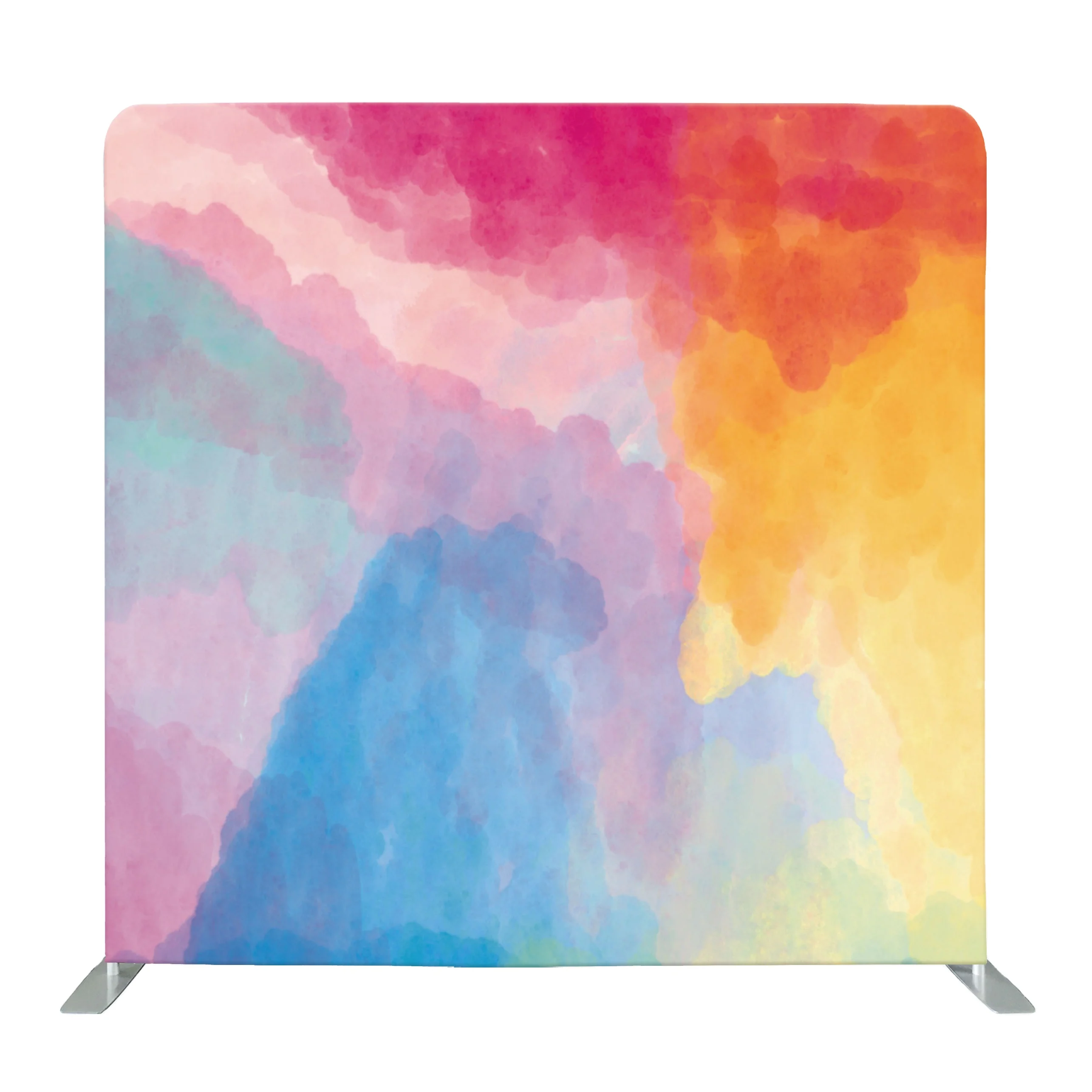 pillow case tension fabric backdrop Flat fabric Pipe and drape exhibition display stand 10ft
