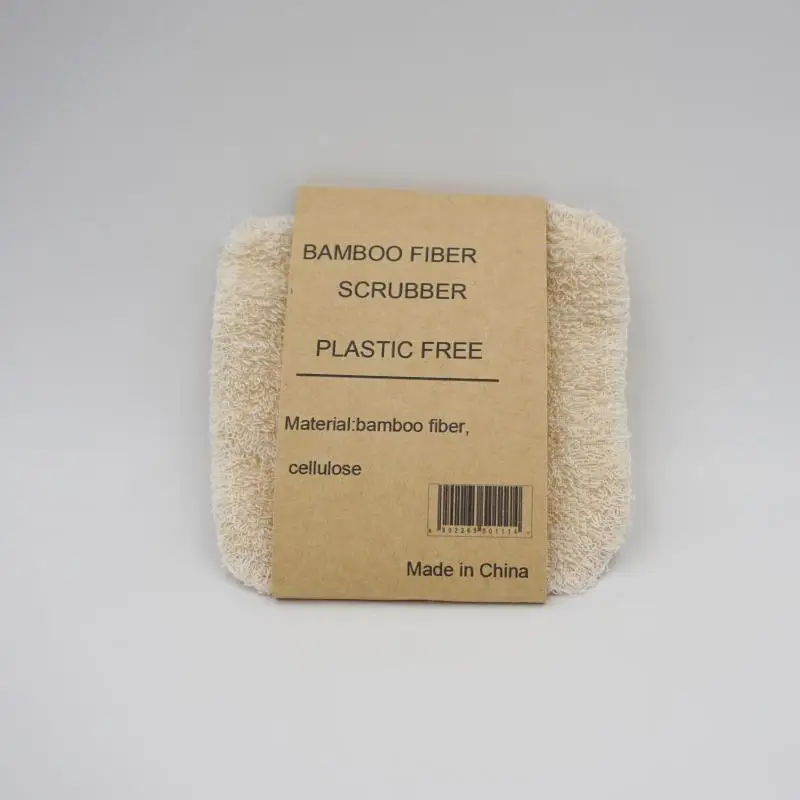 Dish cloth cellulose sponge bamboo fiber towels