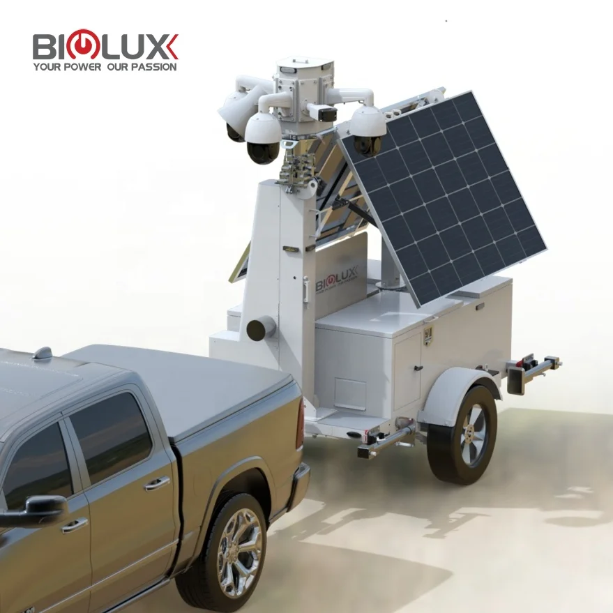 BIGLUX новый дизайн HiSOLO мобильная солнечная камера наблюдения CCTV трейлер башня