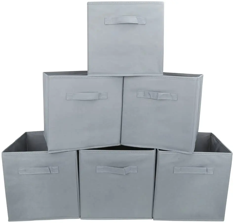 High Quality Durable Sturdy Storage Cubes Collapsible Storage Organizer Boxes Cube with Strong Handles