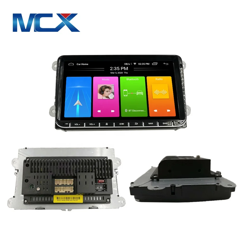 MCX 9 inch Android 10.0 Car dvd player For Universal SKODA GOLF 5 Golf 6 POLO PASSAT B5 B6 wifi gps navigation Autoradio