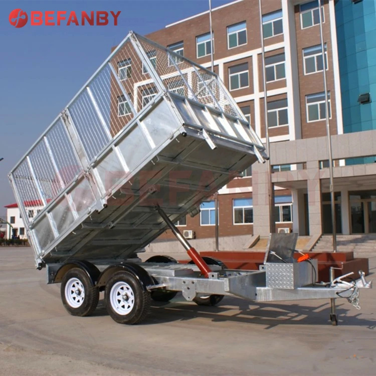 Tractor Trailer With Cage Box Trailer Motorcycle Small Box Trailer