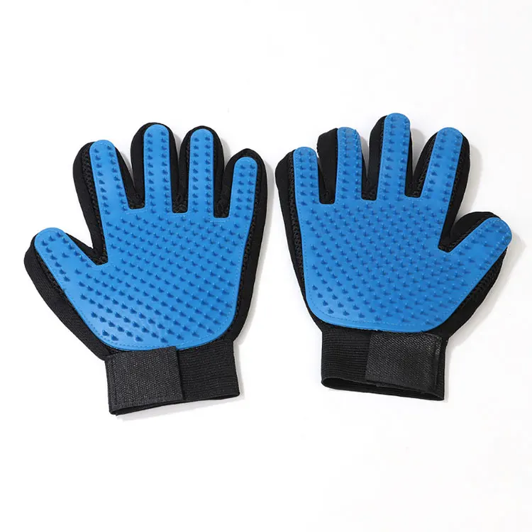 
Dog Hair Removal Bathing Tool Silicone Shower Hair Grooming Glove Brush For Pet 
