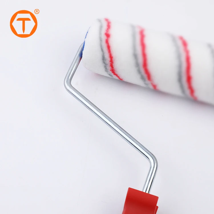 factories hot selling 9 inch  fabric foam rollers paint brush for wall painting tools