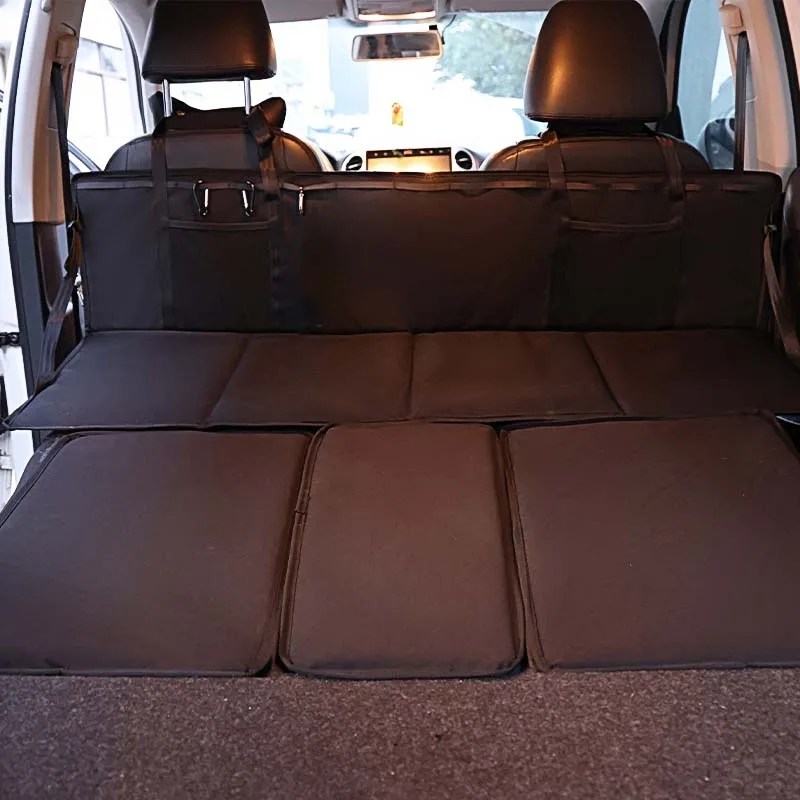 Promotional back seat car travel Fibreboard mattress PVC bed for set