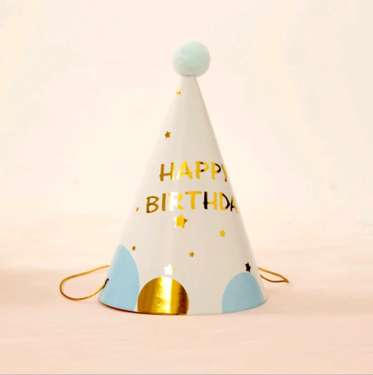 Creative INS birthday hat baby adult children birthday party supplies party hair bulb birthday cake paper hat