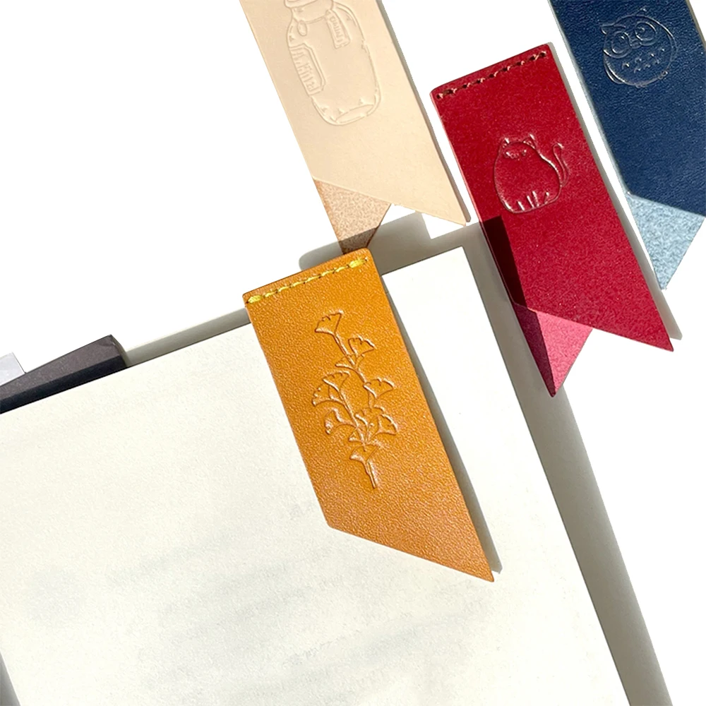 Кожаная Закладка, индивидуальный логотип, закладки, пустые Заказные штампы, логотип и цветные рекламные подарки, закладки