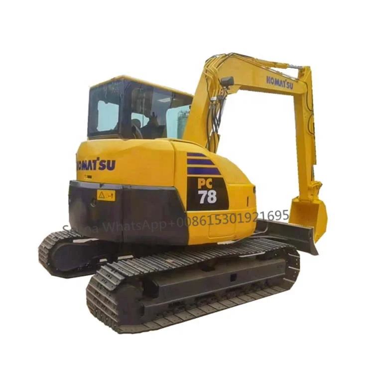 Used Small Excavator Komatsu PC 78 mini digger With Rubber Track on sale