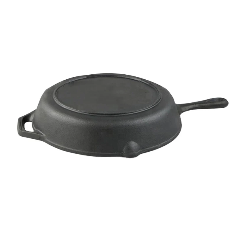 Cooks Professional Preseasoned Multi Section Divided Frying Pan All In One Pan Flat Cooking