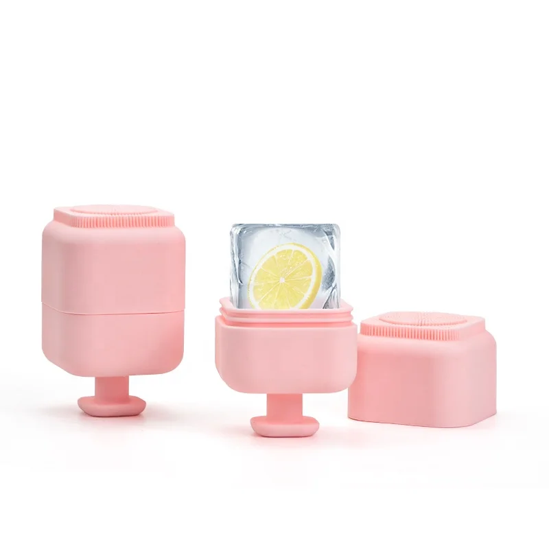 2024 Newest Design Facial Cooling Roller Face Massager Silicone Ice Roller For Black Circle Wrinkle And Injury For Derma Rolling