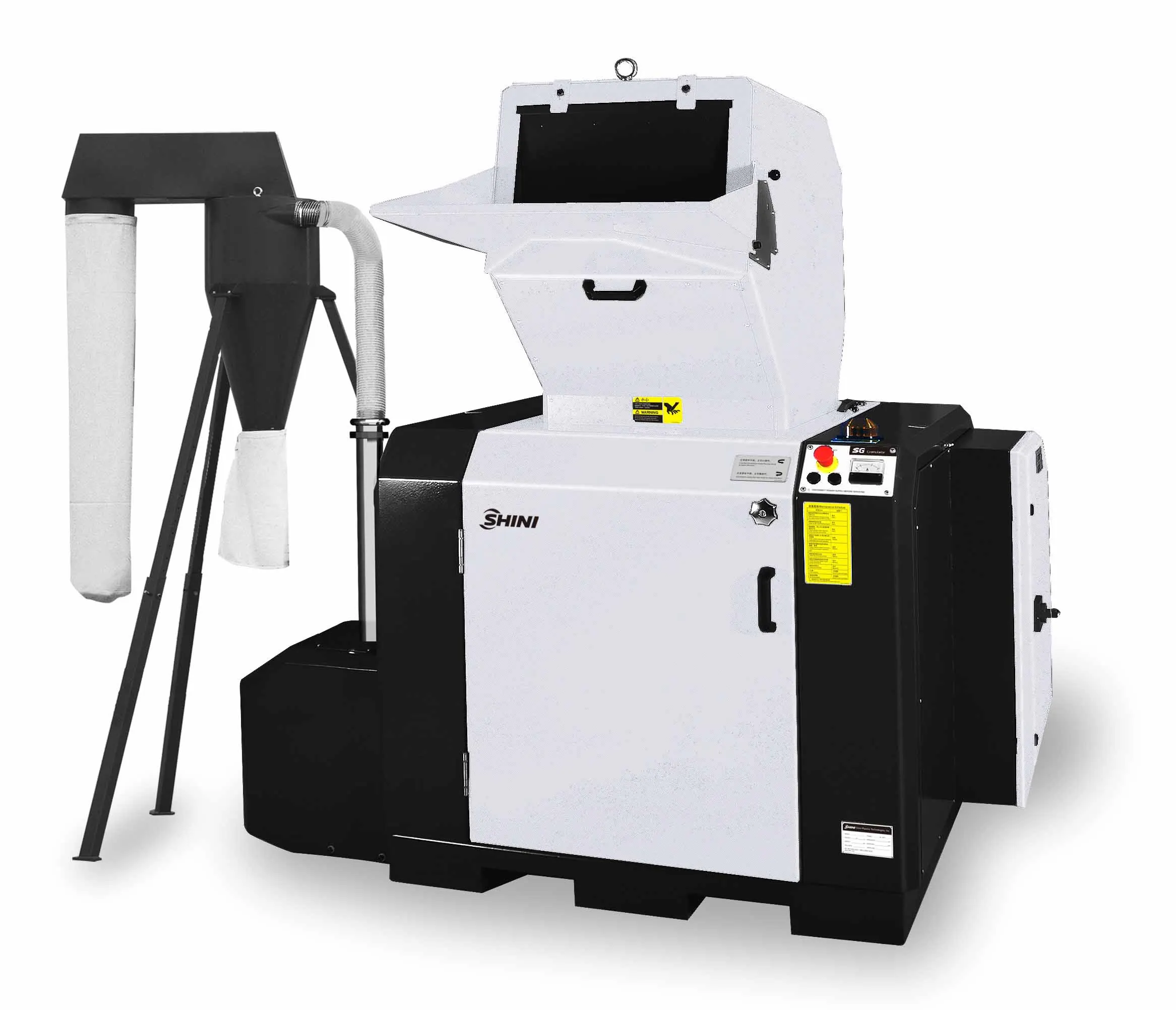 Shini SG-36 Series Sound Insulation Central Crusher for plastic injection molding / Central Granulator with water cooling