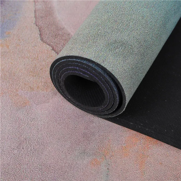 Custom Sublimation Printed Mats Washable Anti-Slip Eco-Friendly Circle Mats Meditation Pilates Yoga Fitness Exercise Yoga Mats
