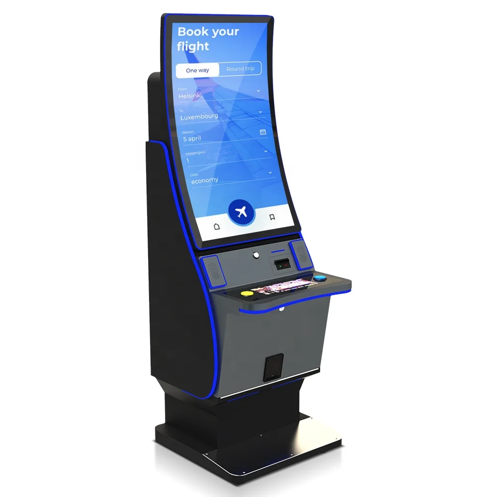 2024 New Luxury Skill Game Machine 43 Inch Curved Touch Screen Vertical Arcade Cabinet Fusion Fire Link Power4