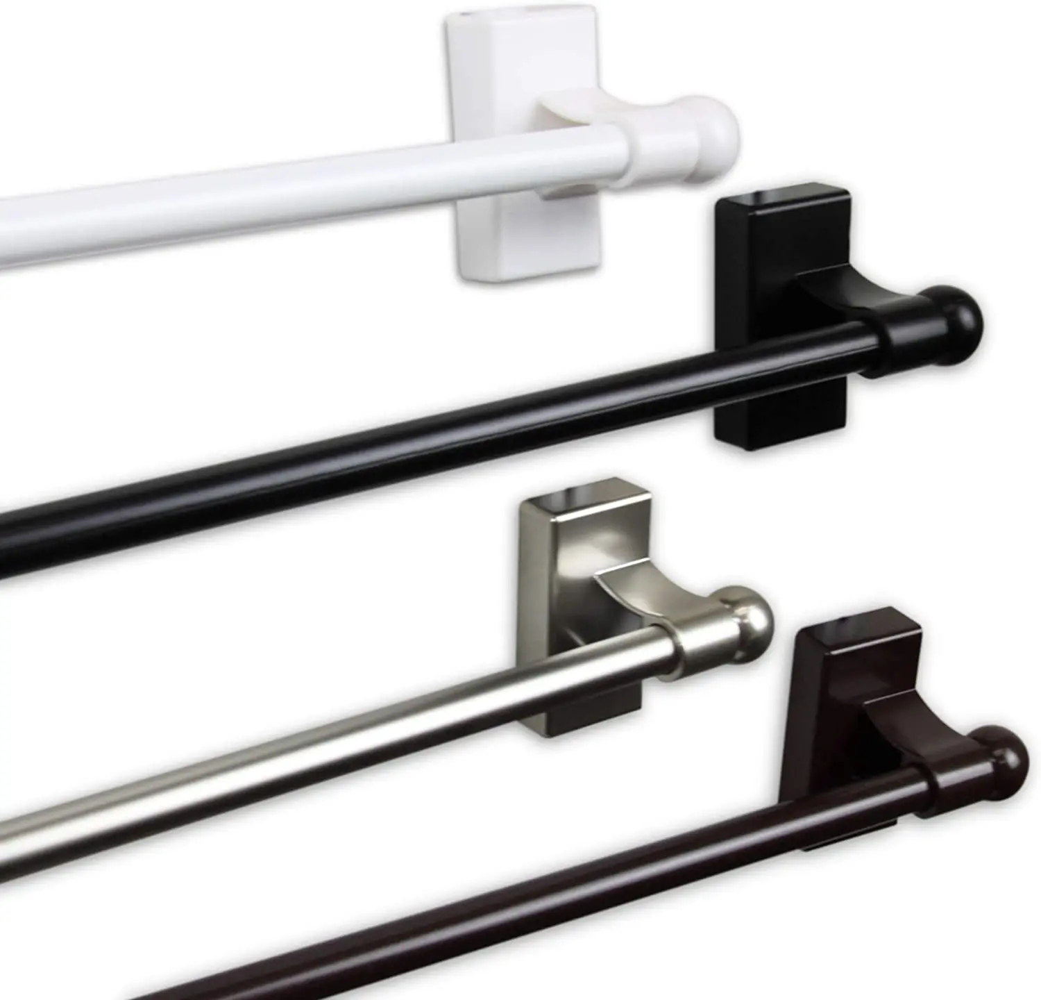 Smart Home Custom simple luxury hotel metal curtain rod