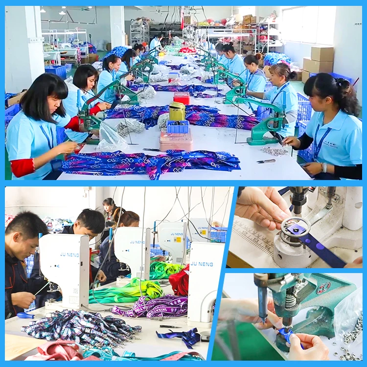 Custom logo elastic woven cord lanyard round lanyard with stopper