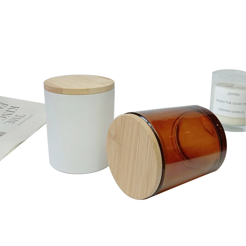 Hot selling candle making frosted can wholesale candle can matte black candle container with lid