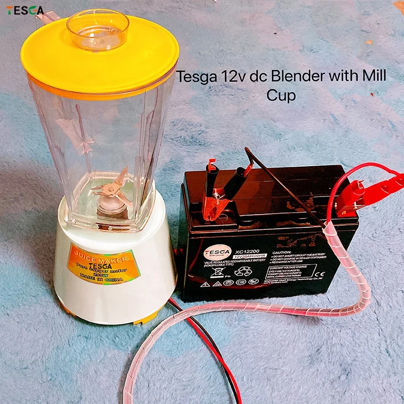 new design blender dc 12v with mill for fruit/ meat/chili/Coffee beans powered battery 12v