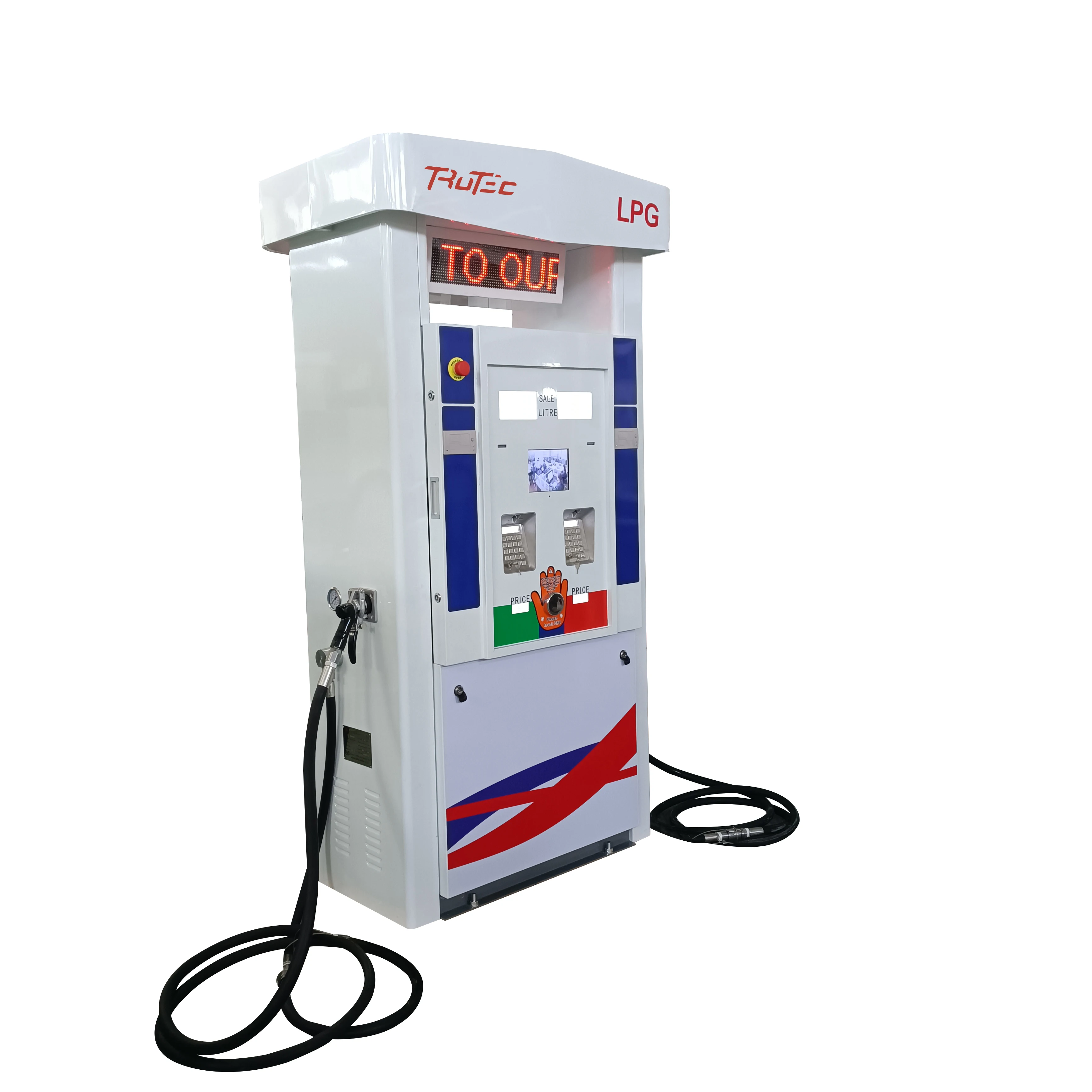 С рекламным телевизором светодиодный дисплей LPG диспенсер