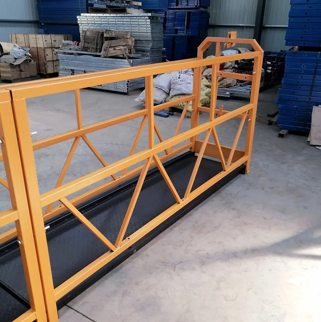 Hebei zlp630 rope electric suspension work platform gondola