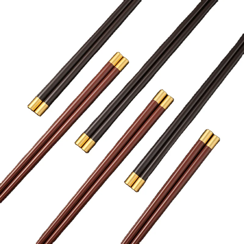 
Wholesale bulk cheap prices japanese korean style printed reusable bamboo wood sushi chopsticks 