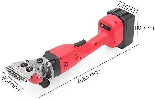 Cordless Sheep Shears Professional Electric Sheep Shearing Clippers With Battery Animal Clippers for Alpacas Goats Cattle Farm