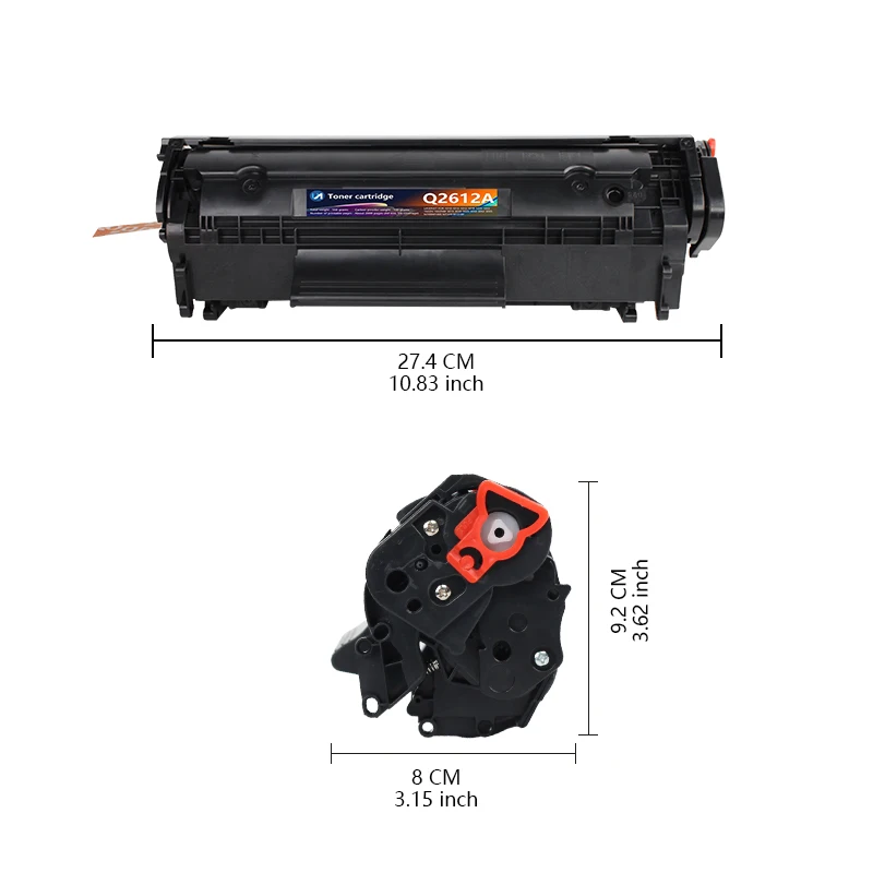 Q2612A For hp Toner cartridge Black premium toner cartridge compatible with  Laserjet 1010 1012 1015 1018 1022 1022