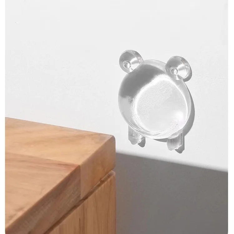 top selling products 2024 cartoons adhesive silicone door stopper wall protector thickness shock absorbent door handle accessory