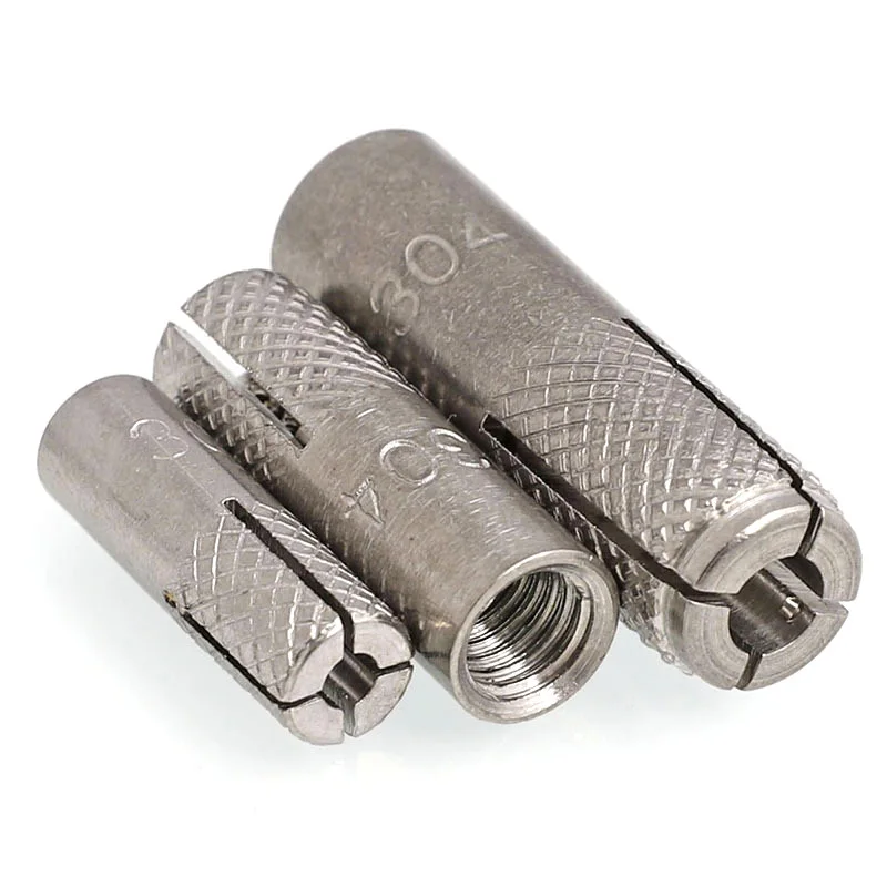 304 stainless steel forced expansion top explosion implosion bolt gecko flat screw hardware accessories