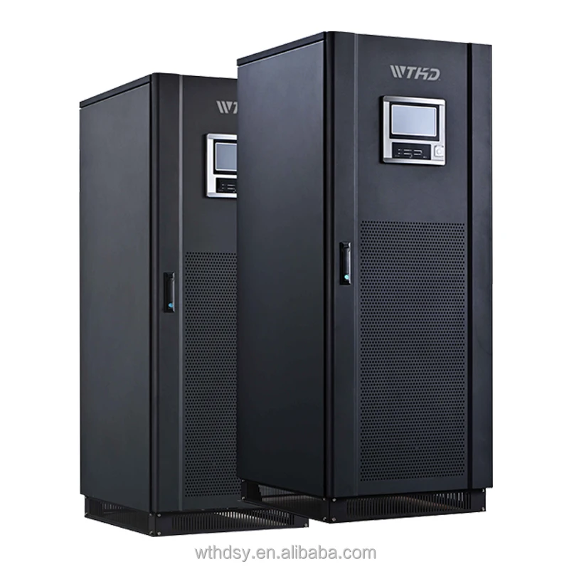 WTHD Low Frequency Online Ups Pure Sine Wave Ups 100kVA  Ups 380V /400/415 3 Phase To 3 Phase For Machinery Equipment