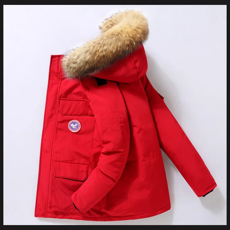 
Canada Winter Windbreaker Out door Longer Puffer Jacket Coat Mens Padding Jackette for Men 