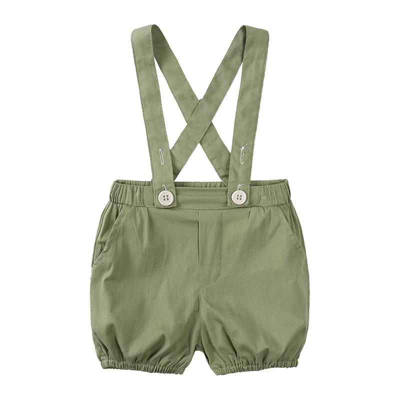 High Quality 100% Cotton Summer Clothing Sets for Boys Unique Casual Party Dress Suits British Boys Harness Guaranteed