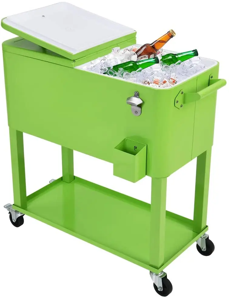 Rolling Cooler Cart 80 QT
