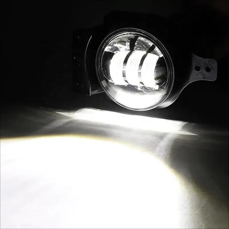 Светодиодные противотуманные фары 30 Вт 4 дюйма белые светодиодные IP68 водонепроницаемые для внедорожника вождения Jeep Wrangler JL