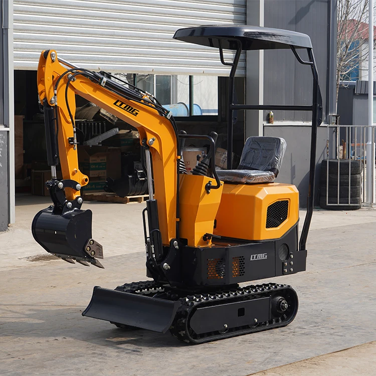 Small Digger Mechanical quick hitch 1ton mini crawler excavator Euro5 Engine in stock
