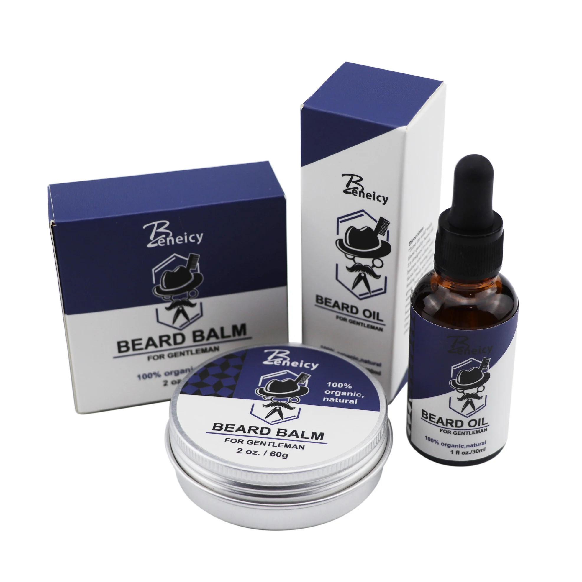 
Low Moq Wholesale Balm Kit Organic Beardo Beard Oil 