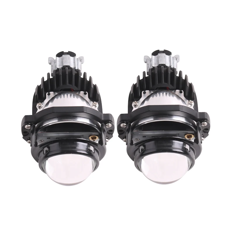 SANVI Новое поступление 1,8 2 дюйма Автомобиль Мотоцикл Би светодиодные фары объектив проектора Противотуманные фары Светодиодные Автомобильные проектор комплект для переоборудования