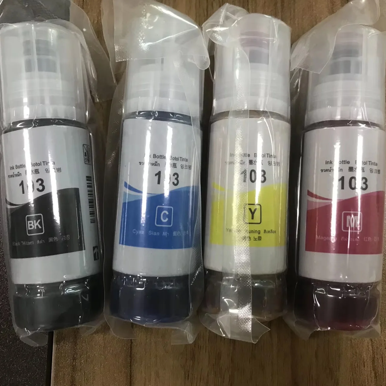 103 совместимый черный картридж с тонером для Epson EcoTank L1110/L3110/L3111/L3116/L3150/L3151/L3156/L3160/L5190/L1210/L1250/L3210