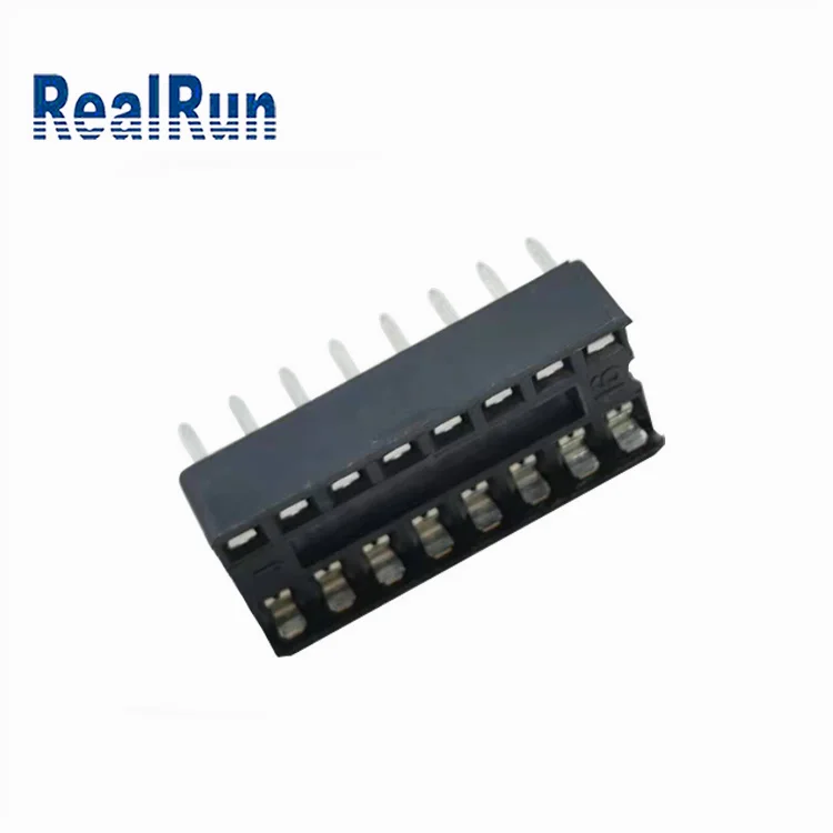 8/14/16/18/20/24/28/32 Pin DIP 2.54mm Row Spacing Square Round Female Pin IC Socket Connector