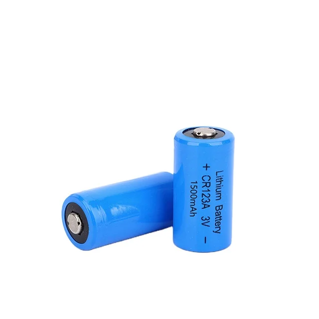 OEM Wholesale LiMnO2 (LMO) Battery CR123A 3V Lithium for Consumer Electronics Home Appliances with Low Self-Discharge Rate