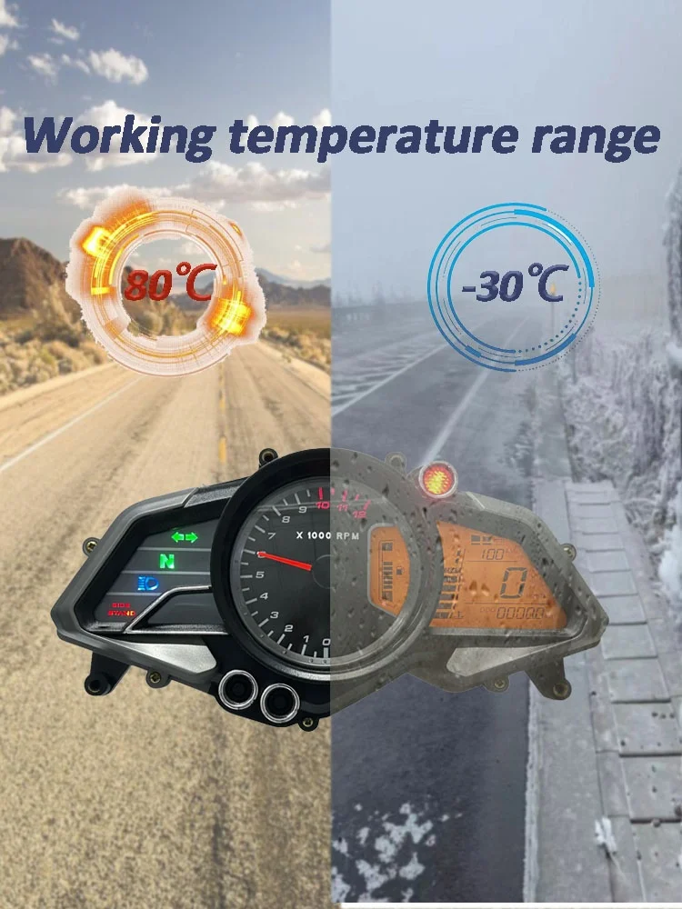 Quality Assured Products motorcycle speedometer replacement assembly fit for Pulsar 200ns