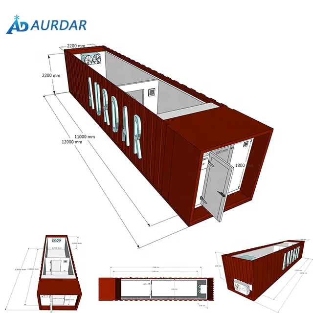 
Контейнер для морозильной камеры Aurdar, холодильное оборудование для холодильных камер 