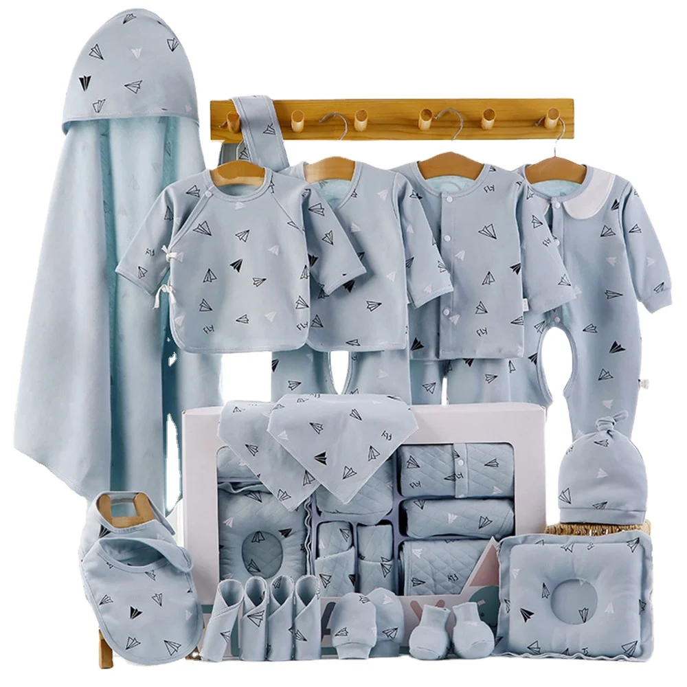 Wholesale 18PCS 22PCS Baby Sleepwear Gift Package Newborn Clothes Baby Gift 100% Cotton Baby Clothes Gift Set
