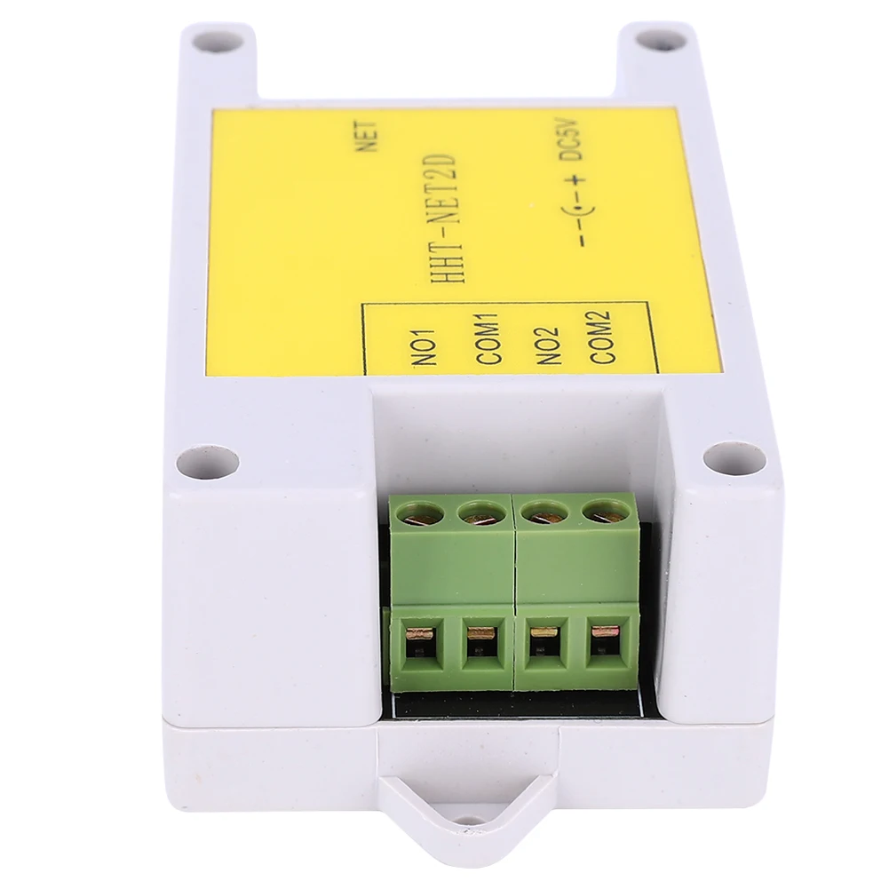  HHT-NET2D 2 канала DC5V Промышленный Ethernet IP сетевой релейный модуль пульт дистанционного управления устройство для RS485