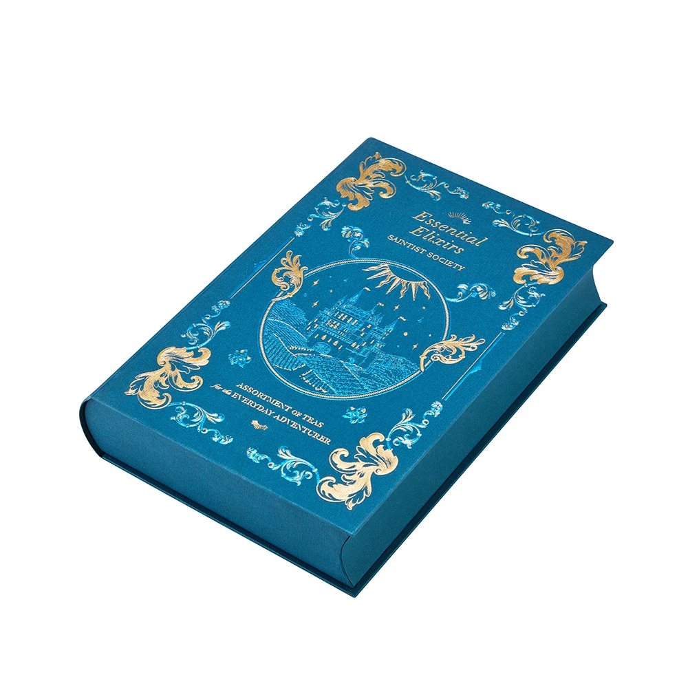 ISO9001 Vintage Book Box Custom With Logo Craft Paper Gift Box For Luxury Chocolate Candle Packaging Box
