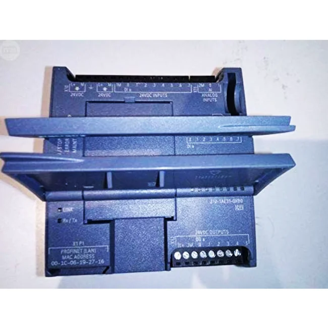 New Original S7-1200 PLC controller CPU 1212C 14 Digital Inputs 2 Analogue Inputs 10 Outputs 24 Vdc in stock