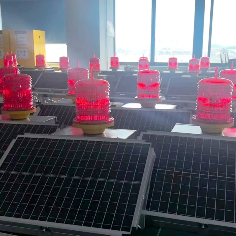 Led Traffic Light Aircraft Towers Medium Intensity Aviation Infrared High Building Beacon Airport Lamp Solar Obstruction Lights