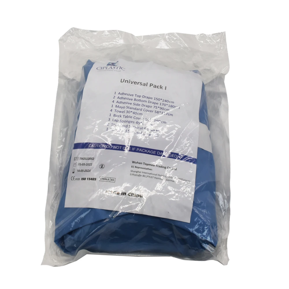 Sterile Universal General Surgery Surgical Drape Pack With Iso Certificates /sterile Surgical Drape Surgical Gown