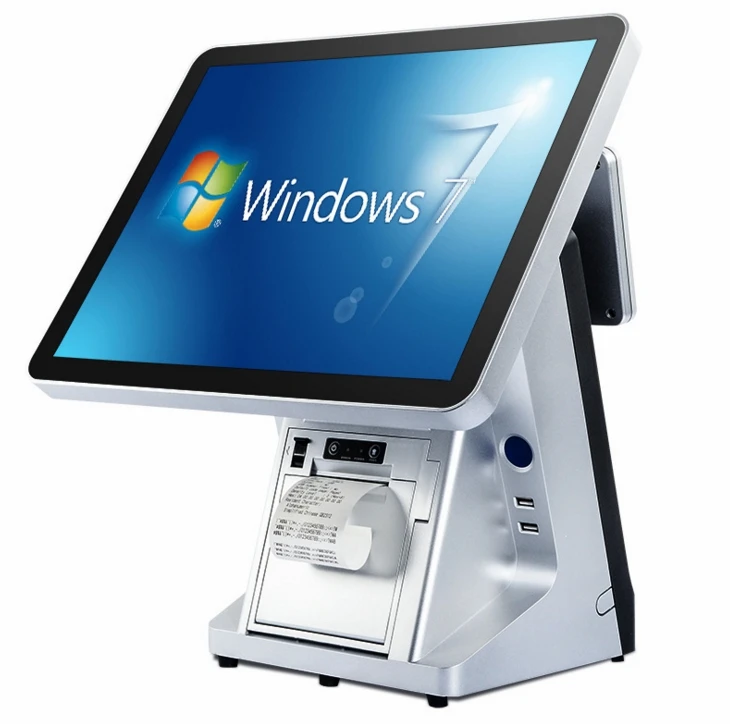 Windows Restaurant All in One POS 12/15 Inch i3m/4gb/64gb 80mm Printer Retail Touch Screen POS PC