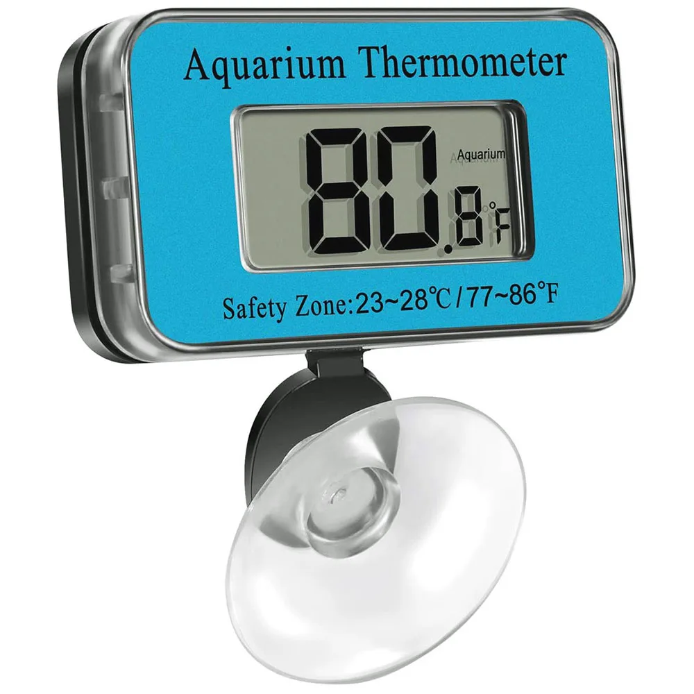 Aquarium thermometer digital fish tank aquarium water temperature meter electronic lcd display thermometer for fish turtle
