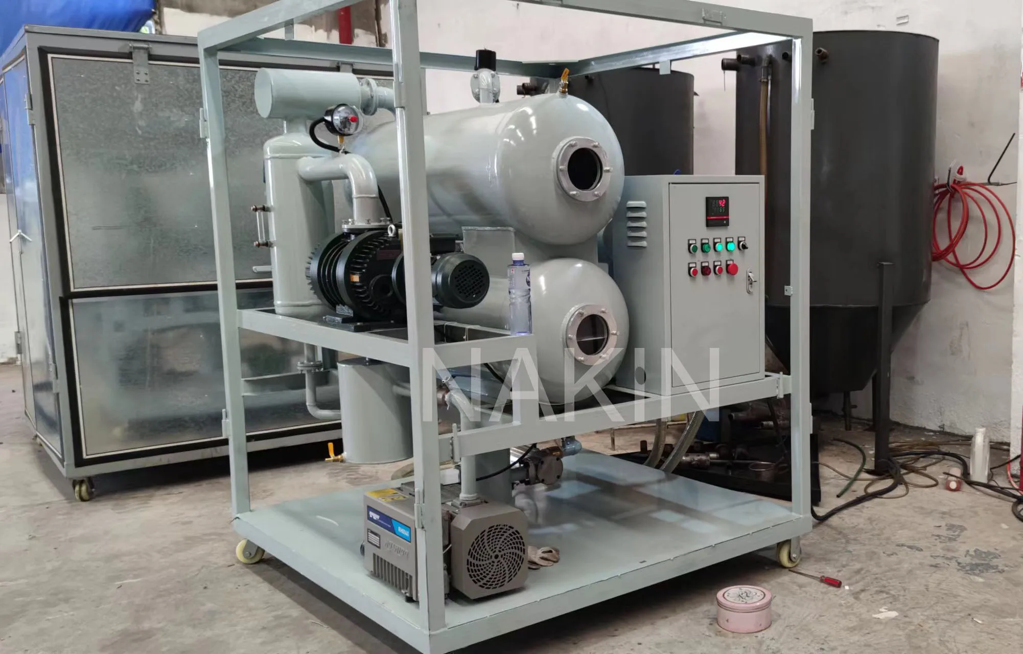 Automatic Double Stage Vacuum Transformer Oil Purifier Machine Transformer Oil Centrifuging Machine